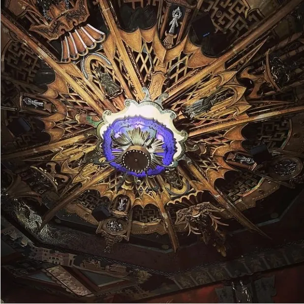 intricate ceiling design