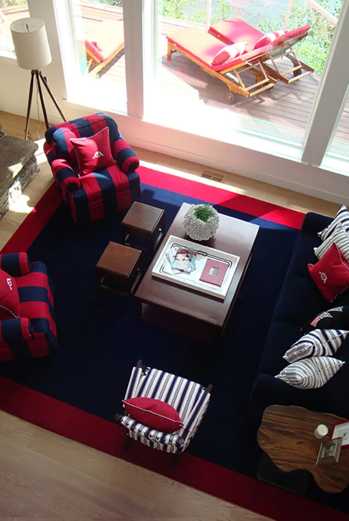 Photo of living room top view