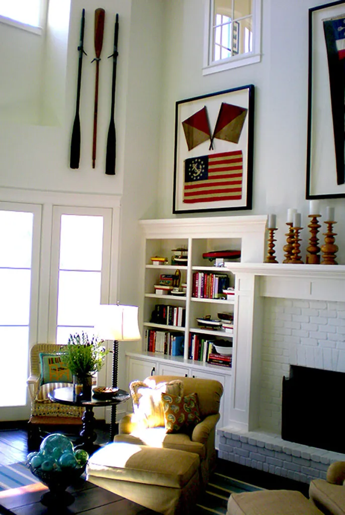 Photo of fireplace