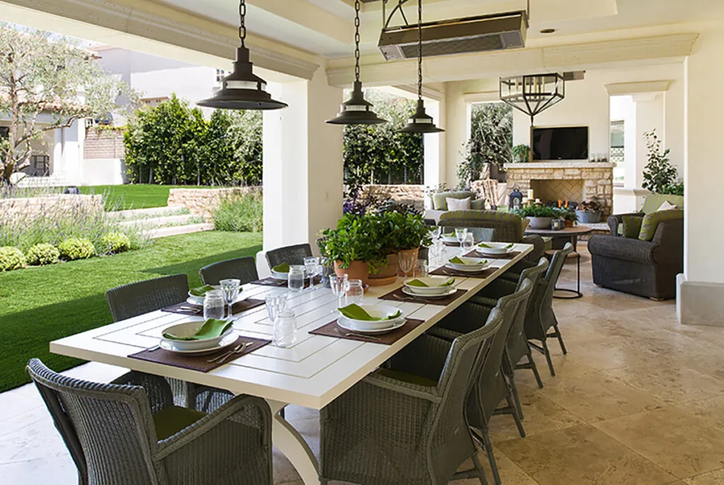 Photo of dining room ouside