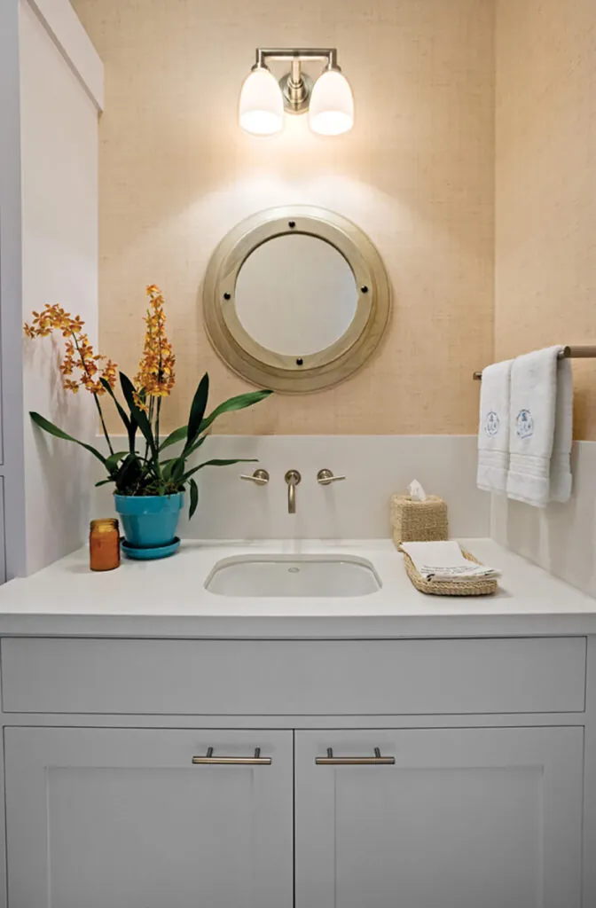 Photo of powder room