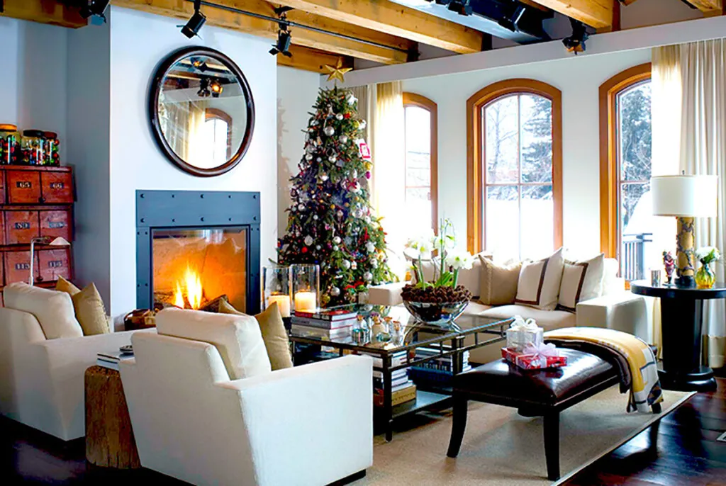 Photo of Living room with fireplace
