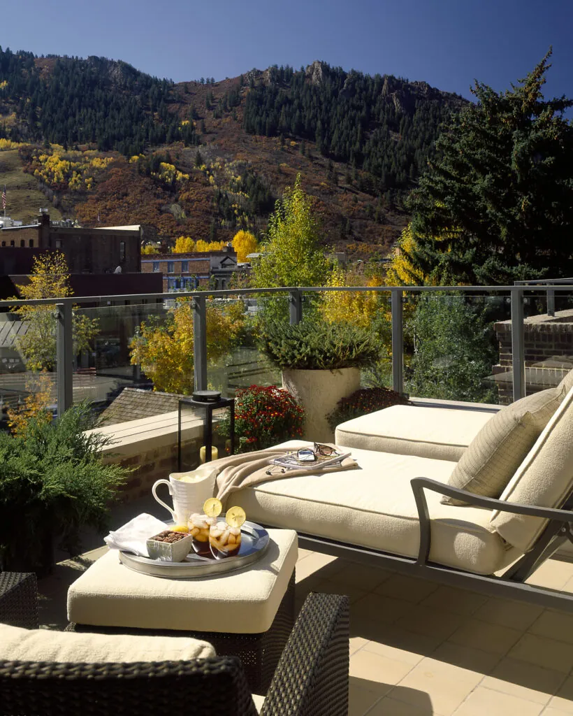 Aspen Loft back patio